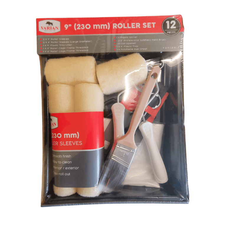 Varian 9 Inch Roller Set - 12 Pieces