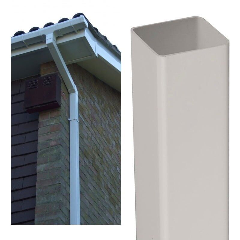 Square Guttering Downpipe 65mm x 65mm