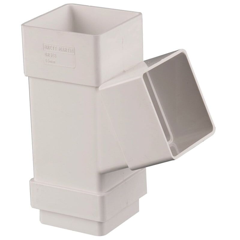 Square Guttering Downpipe Branch
