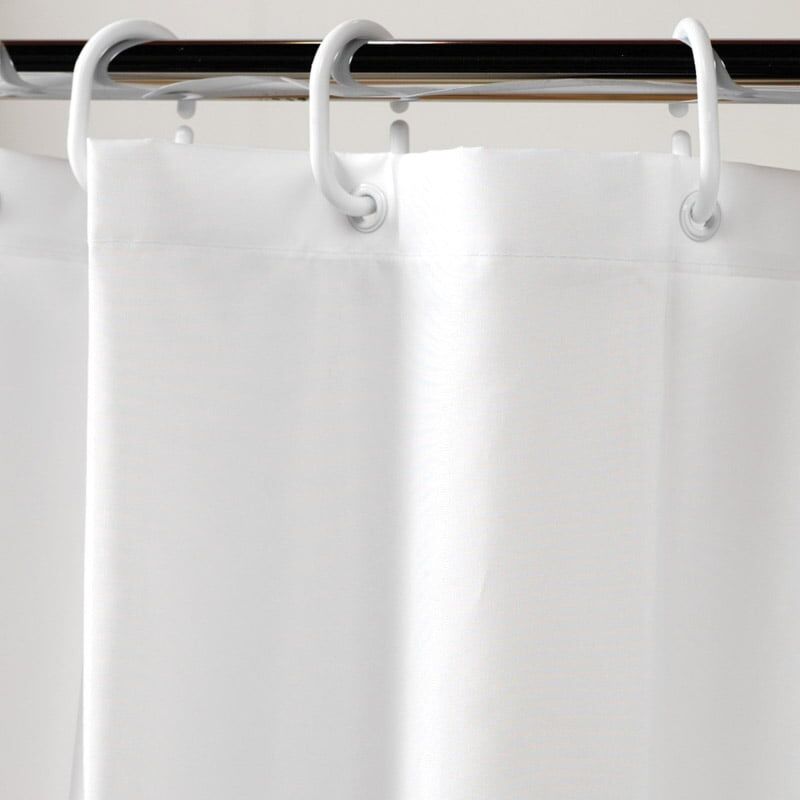 White Shower Curtain  | 180w X 180h