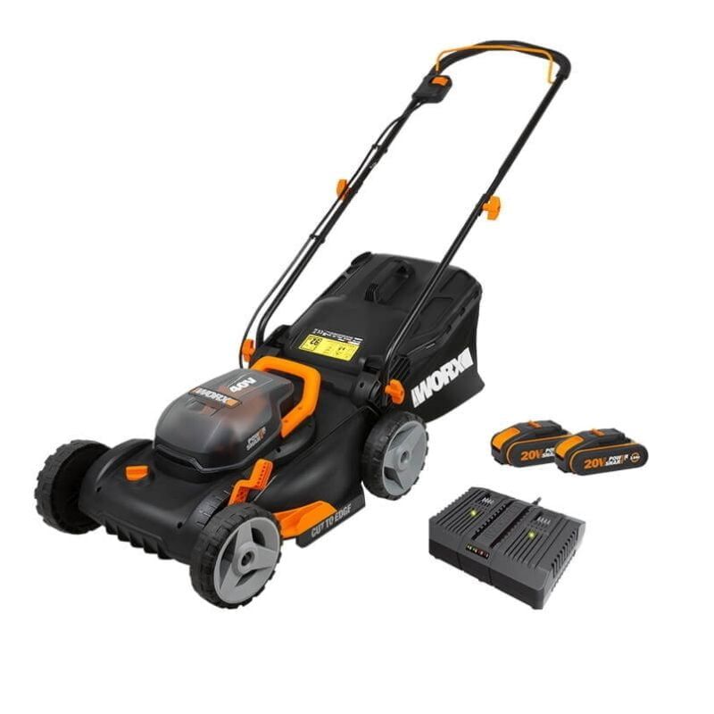 Worx 36V (40V Max) Cordless 40cm Lawn Mower – WG743E.1