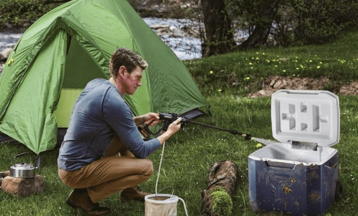 Power Washer you can use without mains water