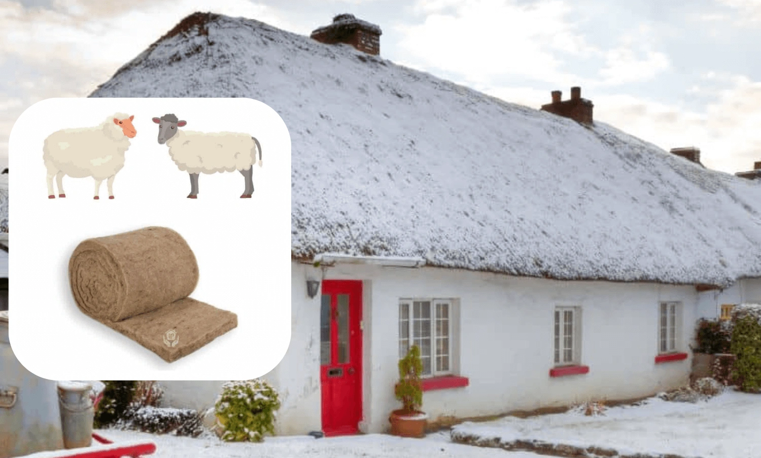 Natural insulation for an old house - Sheep Wool!