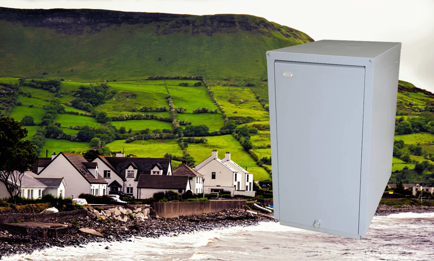 Powder coated oil boilers - ideal for coastal locations