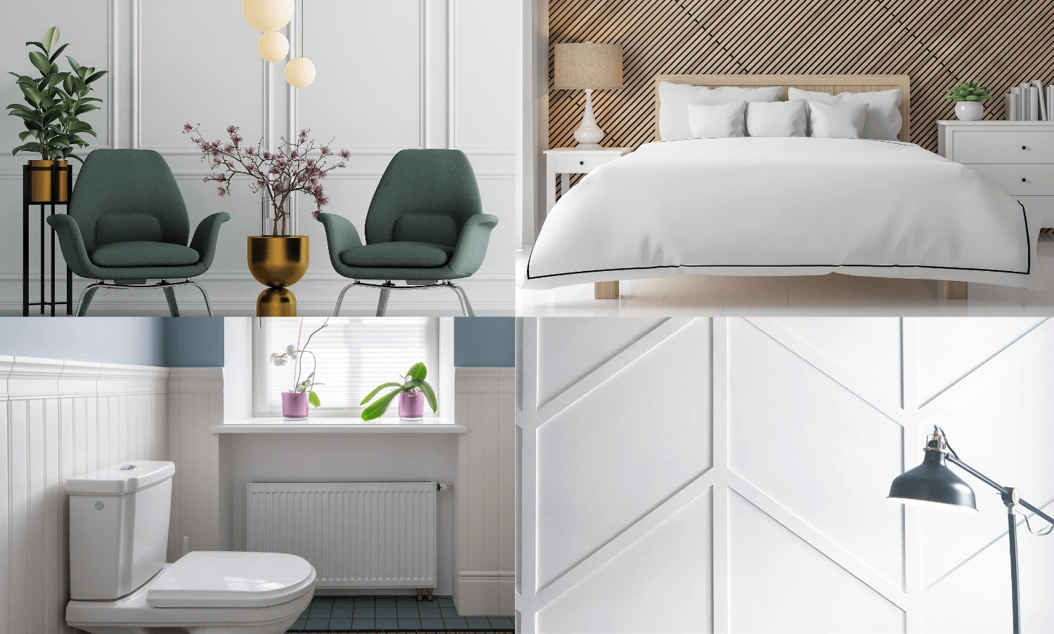 Revamp your space with DIY wall panelling kits or ceiling boards