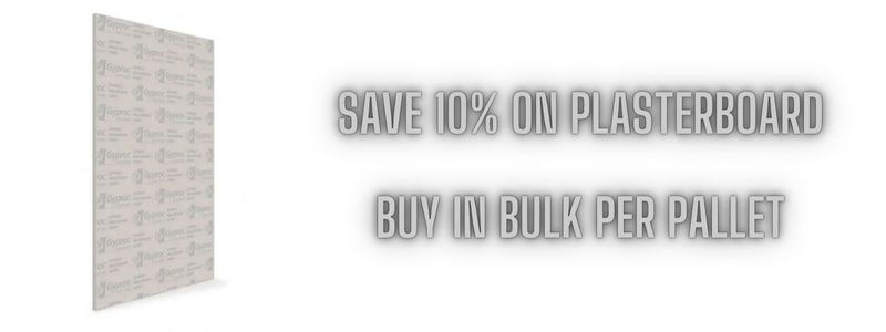 Buy <p>Plasterboard in bulk by the pallet and save
